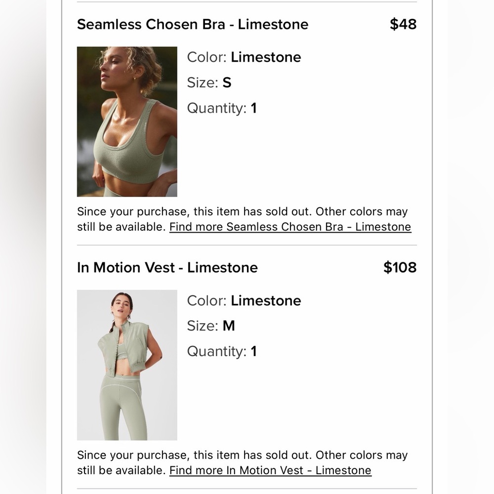 ALO Yoga Limestone 3 Piece Set - Picture 11 of 11